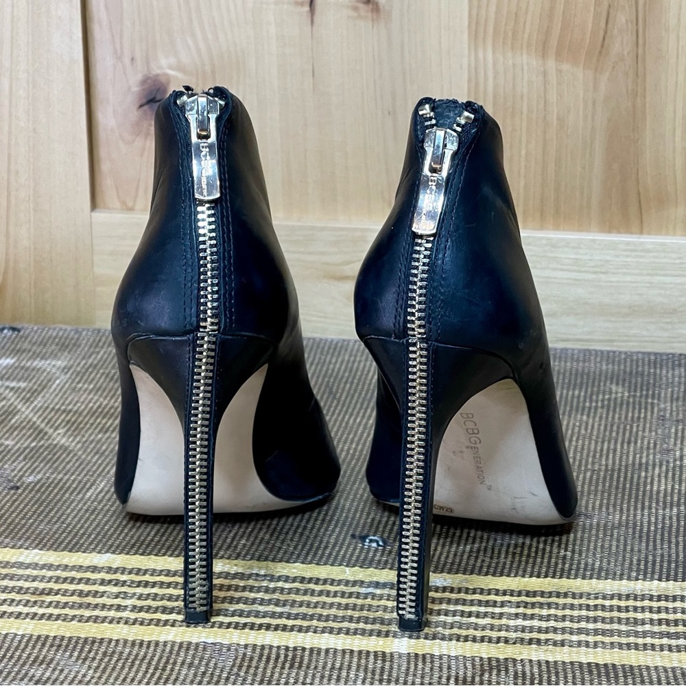 BCBGeneration Zipper-back Black Stilettos